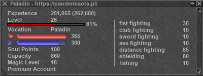 Signature for player Paladin