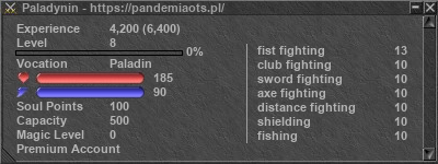 Signature for player Paladynin