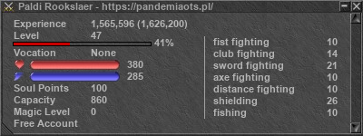 Signature for player Paldi Rookslaer