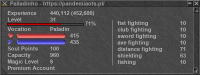 Signature for player Palladinho