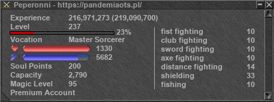 Signature for player Peperonni