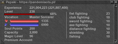 Signature for player Pepski