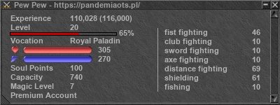 Signature for player Pew Pew