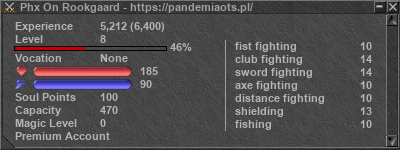 Signature for player Phx On Rookgaard