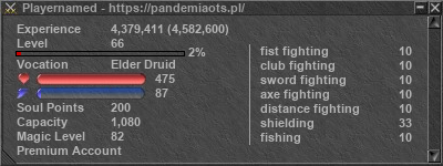 Signature for player Playernamed