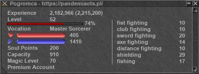 Signature for player Pogromca