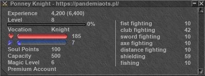 Signature for player Ponney Knight