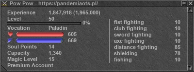 Signature for player Pow Pow