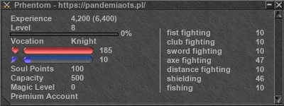 Signature for player Prhentom