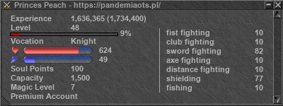 Signature for player Princes Peach