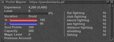 Signature for player Profet Majster