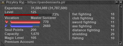 Signature for player Przykry Ryj