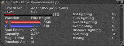 Signature for player Puczek