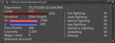 Signature for player Q