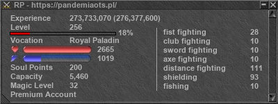 Signature for player RP