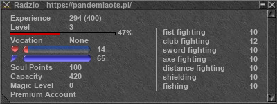 Signature for player Radzio