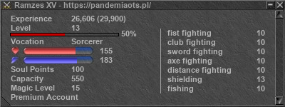 Signature for player Ramzes XV