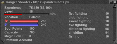 Signature for player Ranger Shooter