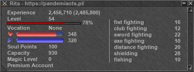 Signature for player Rita