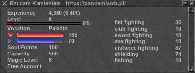 Signature for player Rzucam Kamieniem