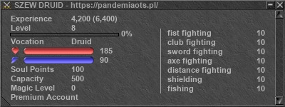 Signature for player SZEW DRUID