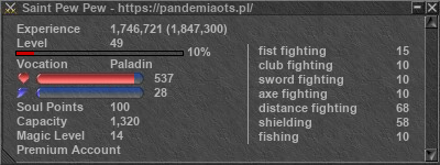 Signature for player Saint Pew Pew