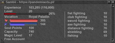 Signature for player Sambii