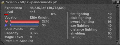 Signature for player Sciano