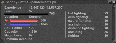 Signature for player Scooby