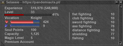 Signature for player Selassie