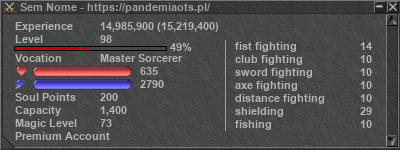 Signature for player Sem Nome