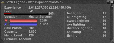 Signature for player Sezh Legend