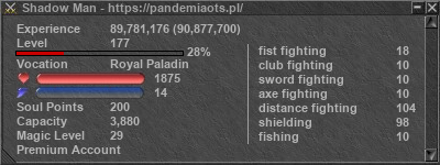 Signature for player Shadow Man