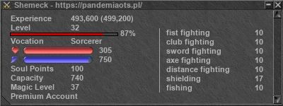 Signature for player Shemeck