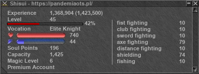 Signature for player Shisui