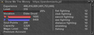 Signature for player Show Me The Money