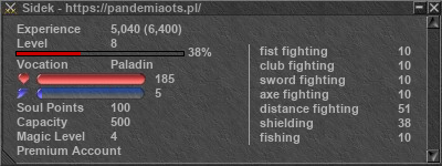 Signature for player Sidek