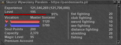 Signature for player Skurcz Wywolany Paralem