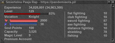 Signature for player Smiertelna Pasja Rap