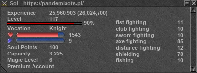 Signature for player Sol