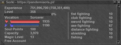 Signature for player Sorki