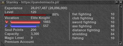 Signature for player Stanley