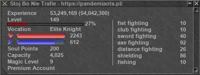 Signature for player Stoj Bo Nie Trafie