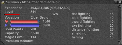 Signature for player Sullivan