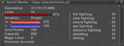 Signature for player Sword Master