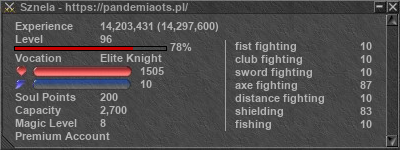 Signature for player Sznela