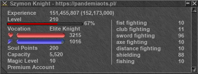 Signature for player Szymon Knight