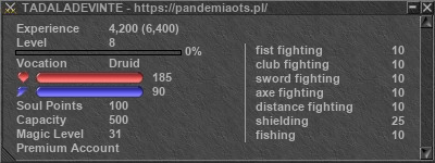 Signature for player TADALADEVINTE