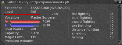 Signature for player Taifun Devilry