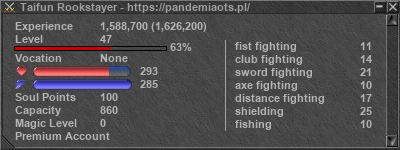 Signature for player Taifun Rookstayer